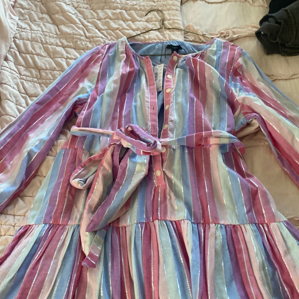 Nwt- j crew sundress - above the knee but not thigh length